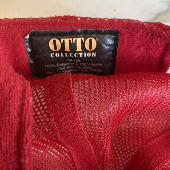 Carmel California Patch Hat Cap Adjustable Red Meshback - Picture 5 of 6